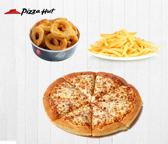 פיצה האט- פיצה משפחתית + ציפס